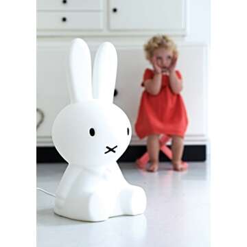 Dick Bruna - LED Lamp with Dimmer - Miffy XL (20" Inches) - Polyethylene