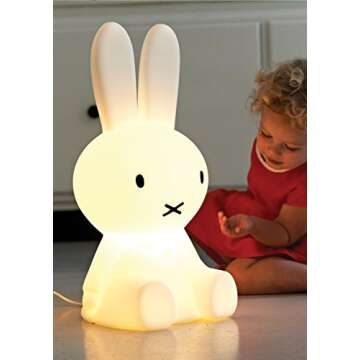 Dick Bruna - LED Lamp with Dimmer - Miffy XL (20" Inches) - Polyethylene