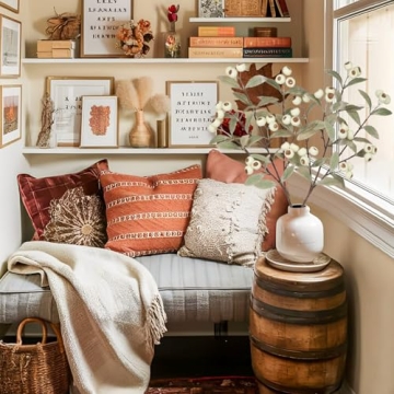 Arborus 2 Pieces Artificial Fall Stems for Beautiful Decor