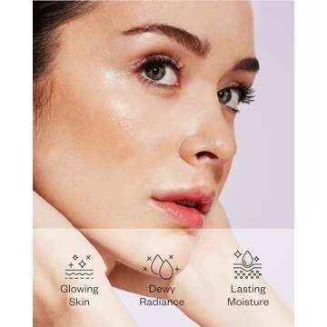 VDL Lumilayer Primer (Glowy Finish, 1.01fl oz) - Illuminating Pearl Makeup Base for Glowing Skin. Korean Makeup. Hydrating Radiance