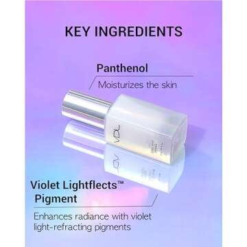 VDL Lumilayer Primer (Glowy Finish, 1.01fl oz) - Illuminating Pearl Makeup Base for Glowing Skin. Korean Makeup. Hydrating Radiance