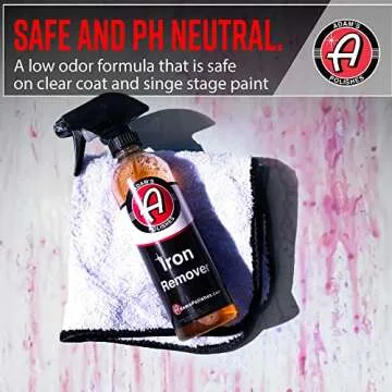 Adam's Polishes Iron Remover - Iron Out Fallout Rust Remover Spray for Car Detailing | Remove Iron Particles in Car Paint, Motorcycle, RV & Boat | Use Before Clay Bar, Car Wax or Car Wash