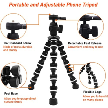Linkcool Octopus Tripod for iPhone Camera & GoPro