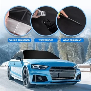 Eamefia Windshield Cover for Ice and Snow - Heavy Duty