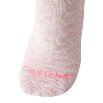 Calvin Klein Women's Low Cut Socks - 6 Pack Performance Cushion Comfort No Show Socks - Breathable Athletic Socks for Women (4-10), Size 4-10, Assorted