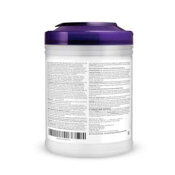 Professional Disposables Surface Disinfectant Super Sani-Cloth Wipes, 160Count