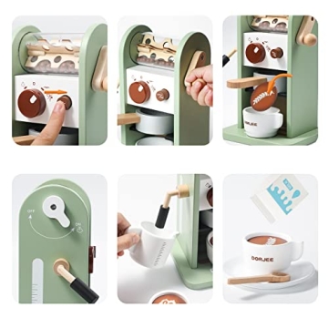 Dorjee Kids Coffee Maker Playset for Imaginative Play