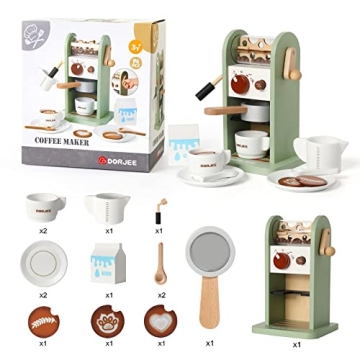 Dorjee Kids Coffee Maker Playset for Imaginative Play