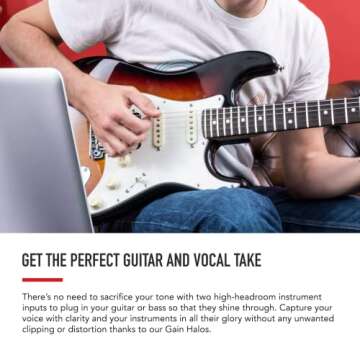 Focusrite Scarlett 2i2 & Audio-Technica ATH-M20X Headphone Bundle