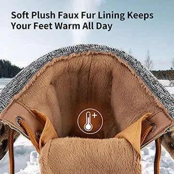 Greatonu Waterproof Snow Boots for Stylish Winter Comfort