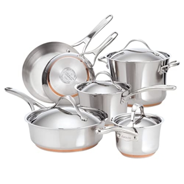 Top Quality Anolon Nouvelle Stainless Steel Cookware Set
