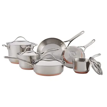 Top Quality Anolon Nouvelle Stainless Steel Cookware Set