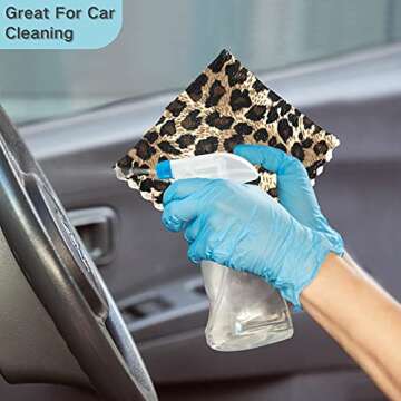 ALAZA Leopard Cheetah Kitchen Towels Set for Cleaning