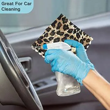 ALAZA Leopard Cheetah Kitchen Towels Set for Cleaning