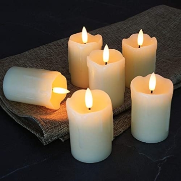 Homemory Flameless Votive Candles with Remote & Timer