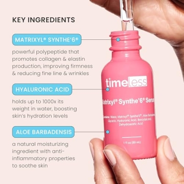 Timeless Matrixyl Synthe'6 Serum - Hydrating Anti-Aging Face Serum