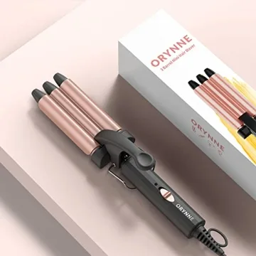 ORYNNE Mini Hair Crimper - 1/2 Inch Beach Waves Curling Iron