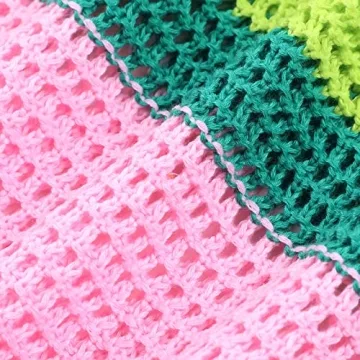 Trendy Mini Dress Cotton Crochet Style for Summer