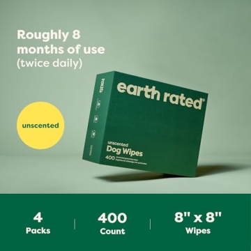 Earth Rated Pet Wipes for Gentle Cleaning and Care