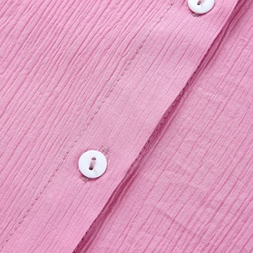 Amuver Women's Summer Casual Two Piece Outfit Set in Pink