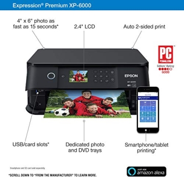 Epson Expression Premium XP-6000 Photo Printer - Wireless