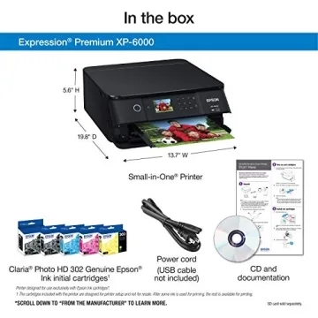 Epson Expression Premium XP-6000 Photo Printer - Wireless