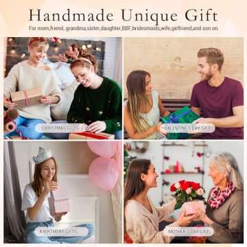 Elegant 18K Gold Birth Flower Necklace for Women