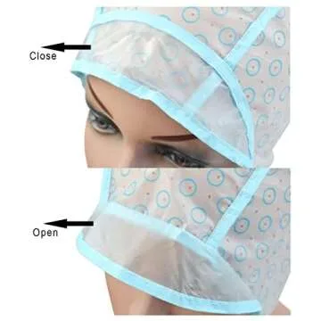 Hair Coloring Kit Highlight Cap Hair Coloring Dye Cap Frosting Cap with Plastic Crochet Hook for Dyeing Hairdressing (1 Pc)