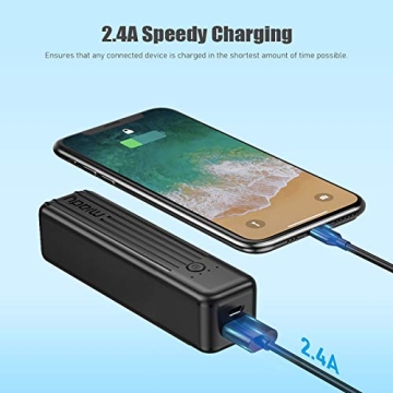 Miady 2-Pack 5000mAh Mini Portable Charger Fast Charging