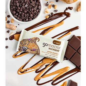 Organic Vegan Protein Bars Variety Pack - 12 Count