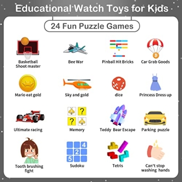 Phyulls Kids Smart Watch - Games, Camera & More!