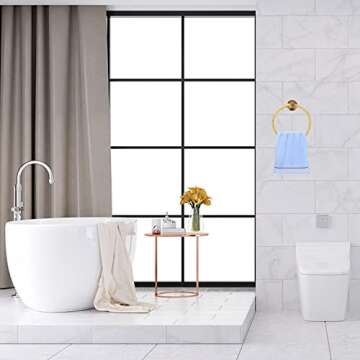 Matte Gold Towel Ring – Durable and Stylish