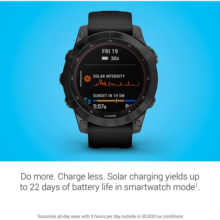 Garmin fenix 7 Solar Smartwatch - Adventure Ready