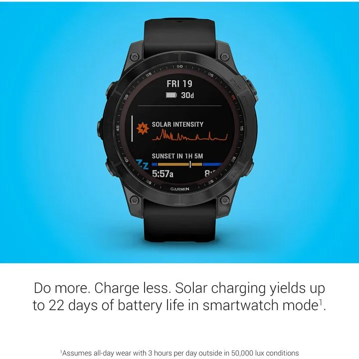 Garmin fenix 7 Solar Smartwatch - Adventure Ready