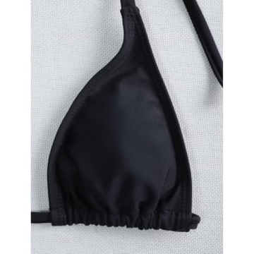 SheIn Women's Sexy 3 Piece Bikini Set with Cover Up