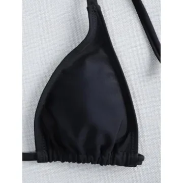 SheIn Women's Sexy 3 Piece Bikini Set with Cover Up