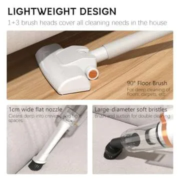 Versatile 4 in 1 Cordless Vacuum Cleaner for All Floors