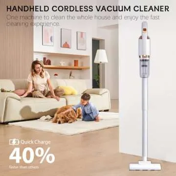 Versatile 4 in 1 Cordless Vacuum Cleaner for All Floors