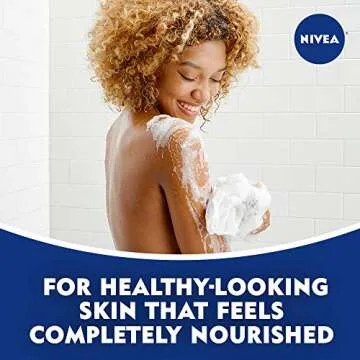 NIVEA Refreshing Wild Berries and Hibiscus Body Wash with Nourishing Serum, Scented Body Wash for Women, Enriched with Provitamin B5 and Vitamin E, 20 Fl Oz Bottle