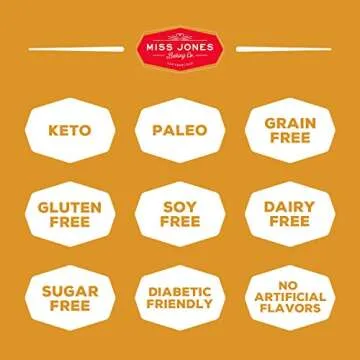 Miss Jones Baking Not Cornbread Muffin Mix - Almond Flour, Gluten Free, Low Carb, No Sugar Added, Na...