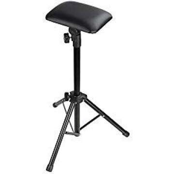 Tattoo Tripod Stand Arms, KANING Foldable Adjustable Sponge Pad Tattoo Armrests PVC Leather Stands Studio Chair Stand
