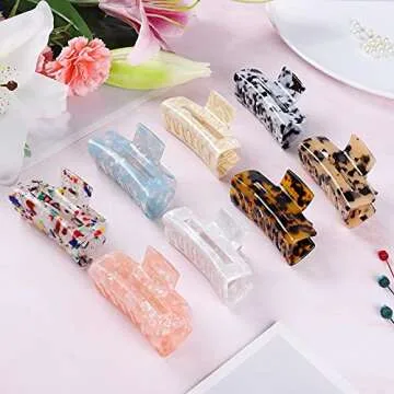 Hair Claw Clips Barrettes Rectangle Shape Clips Fashion Hair Clips