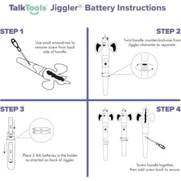 TalkTools Jiggler Dragon Dani, Frog Freddy, Unicorn Uni and Sloth Sammy - Sensory Awareness Tool for Jaw and Lips | Improve Speech and Feeding Skills | Calming Motor for Kids 2pcs (Dragon & Frog)