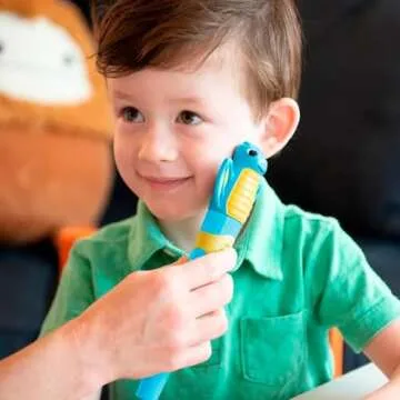 TalkTools Jiggler Dragon Dani, Frog Freddy, Unicorn Uni and Sloth Sammy - Sensory Awareness Tool for Jaw and Lips | Improve Speech and Feeding Skills | Calming Motor for Kids 2pcs (Dragon & Frog)