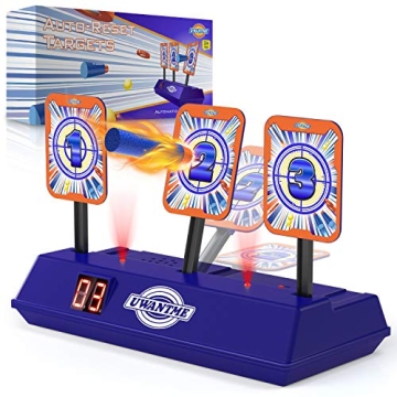 UWANTME DOTH Electric Target Scoring Auto Reset Shooting Digital Target for Nerf Guns Blaster