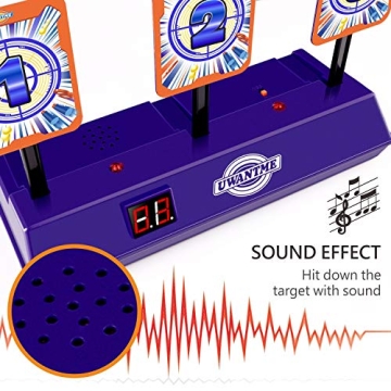 UWANTME DOTH Electric Target Scoring Auto Reset Shooting Digital Target for Nerf Guns Blaster