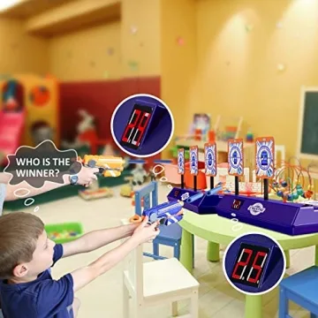 UWANTME DOTH Electric Target Scoring Auto Reset Shooting Digital Target for Nerf Guns Blaster