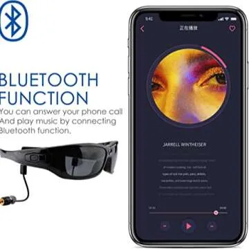 NANIBO Bluetooth Polarized Sunglasses for Outdoors