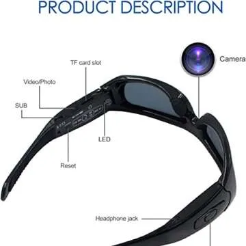 NANIBO Bluetooth Polarized Sunglasses for Outdoors