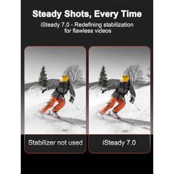 hohem iSteady M6 Kit Gimbal Stabilizer for Smartphone, 3-Axis Phone Gimbal with AI Tracking, Magnetic Fill Light, 18H Long Lasting Battery Stabilizer for iPhone & Android, Ideal for Video Recording